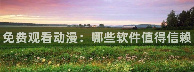 囧次元下载安装：免费观看动漫：哪些软件值得信赖