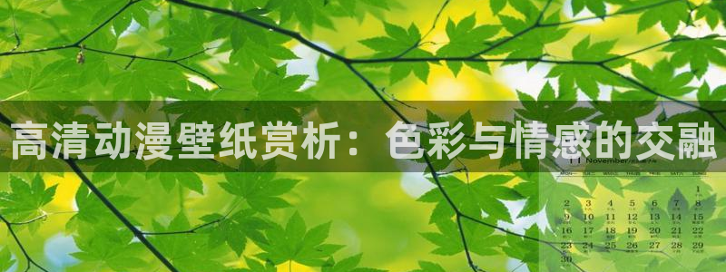 囧次元网页版入口网址：高清动漫壁纸赏析：色彩与情感的交融