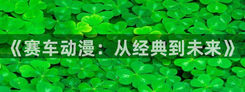 囧次元动漫官网入口观看：《赛车动漫：从经典到未来》