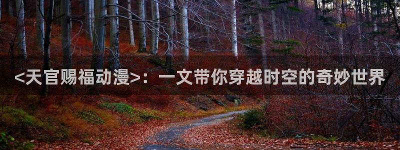 jcy.囧次元官网：<天官赐福动漫>：一文带你穿越时空的奇妙世界